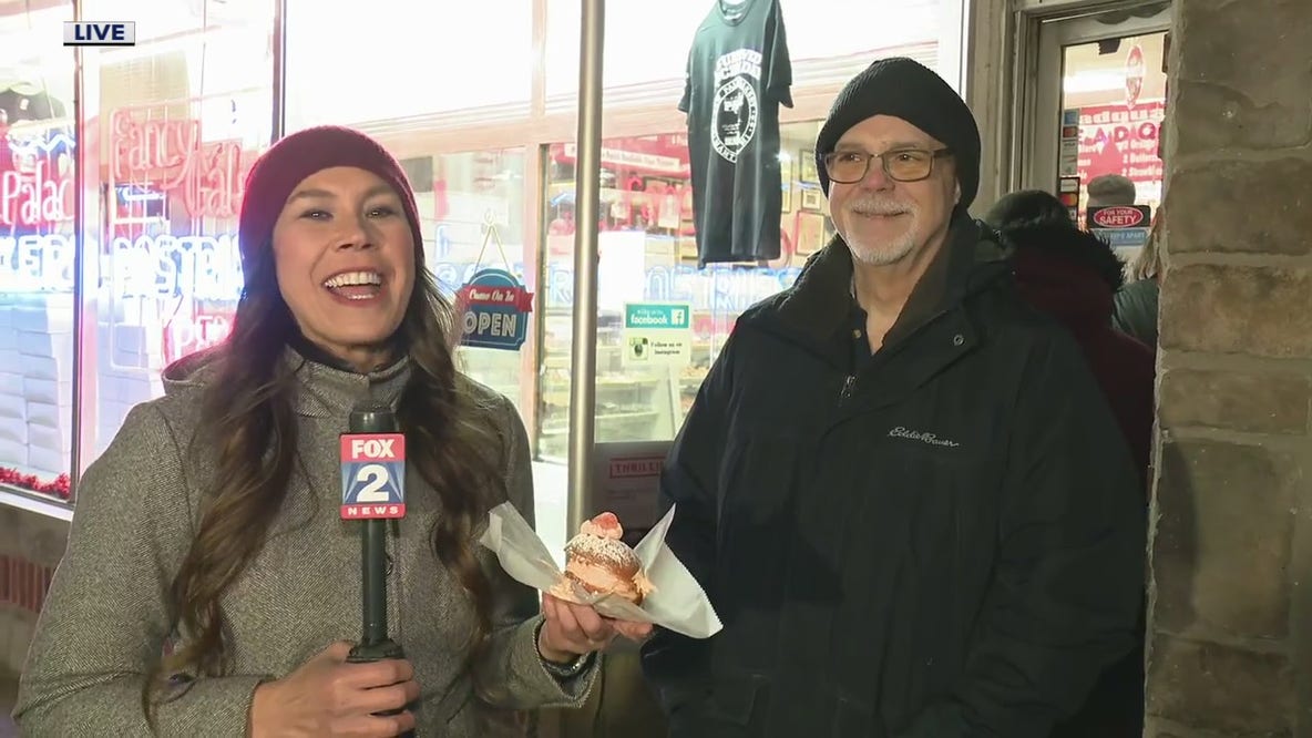 It's paczki day in Hamtramck, which means downtown bakeries are busy